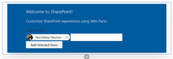 Click add selected users